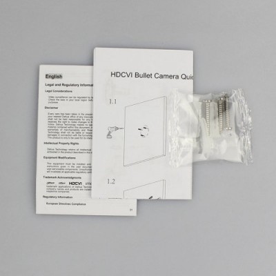 HDCVI видеокамера Dahua 2 Мп HAC-HFW1239TLMP-A-LED (3.6mm) со встроенным микрофоном для системы видеонаблюдения